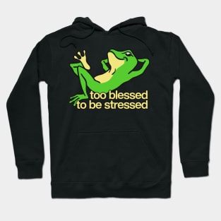 Too Blessed To Be Stressed Hoodie